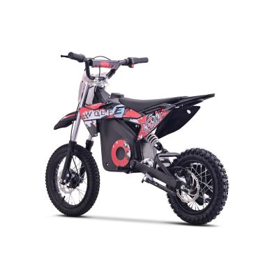 Vaikiškas elektrinis motociklas WOLF-E, Raudonas