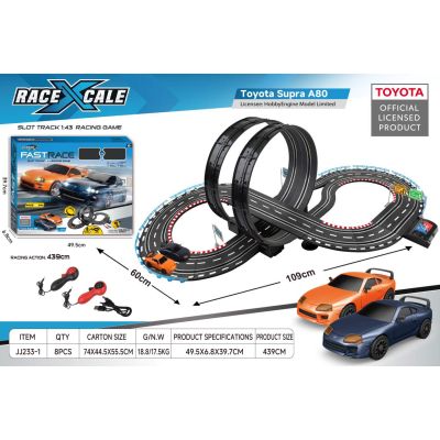 R/C „TOYOTA“ lenktynių trasa 1:43 – 109 x 60 cm