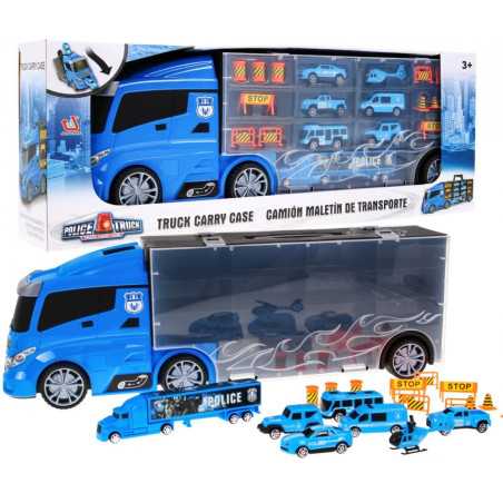 Sunkvežimis su mini automobiliais