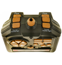 RC valdomas Tankas M-60 su šaudymo funkcija žalias 1:18