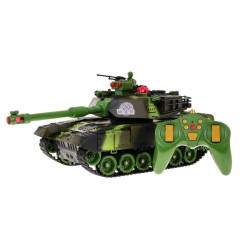 RC valdomas tankas 2/4 GHz žalias - 2