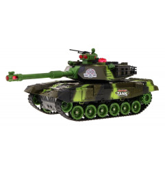 RC valdomas tankas 2/4 GHz žalias - 3