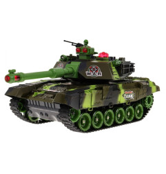 RC valdomas tankas 2/4 GHz žalias - 4