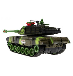 RC valdomas tankas 2/4 GHz žalias