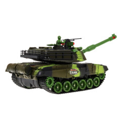 RC valdomas tankas 2/4 GHz žalias