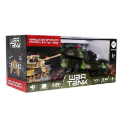 RC valdomas tankas 2/4 GHz žalias - 8