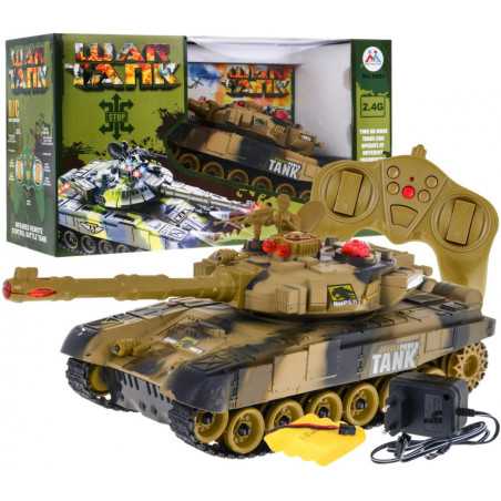R/C valdomas tankas dykumos kamufliažas 2,4 GHz