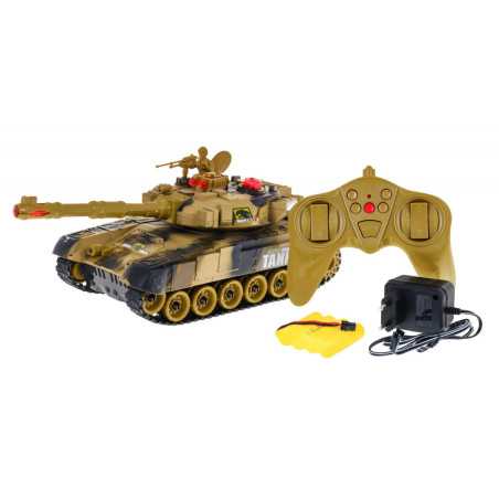 R/C valdomas tankas dykumos kamufliažas 2,4 GHz