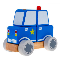 Wooden Car Police - 2