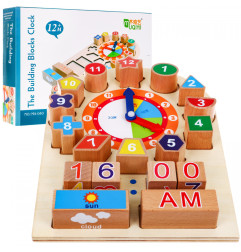 Wooden Clock For Learning
