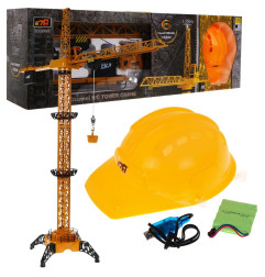 RC valdomas Kranas su šalmu