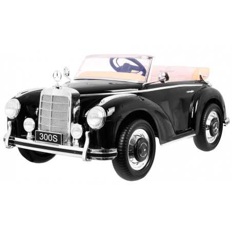 Vaikiškas Elektromobilis Mercedes Benz Retro 300S, Juodas