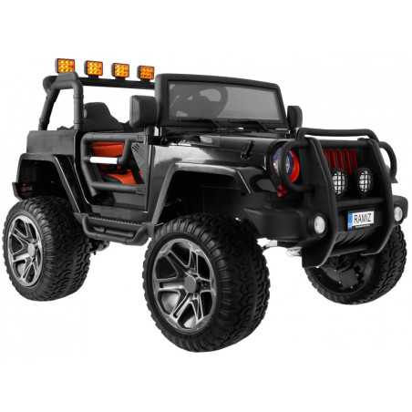 Vaikiškas Elektromobilis Jeep Monster 4 x 4, Juodas