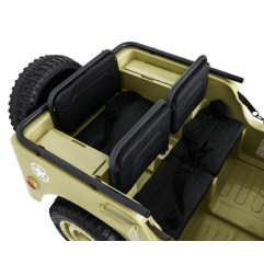 Vaikiškas elektrinis sunkvėžimis Retro 4x4 24V, Smėlio