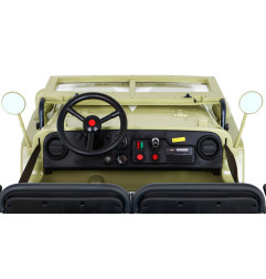 Vaikiškas elektrinis sunkvėžimis Retro 4x4, Smėlio