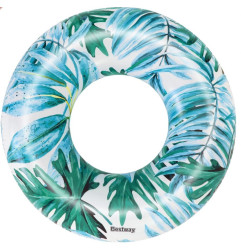 Pripučiamas plaukimo ratas BESTWAY palmės mėlynas