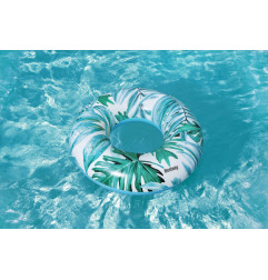 Pripučiamas plaukimo ratas BESTWAY palmės mėlynas