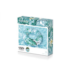 Pripučiamas plaukimo ratas BESTWAY palmės mėlynas