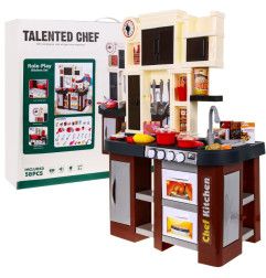 Kitchen kitchenette faucet with water