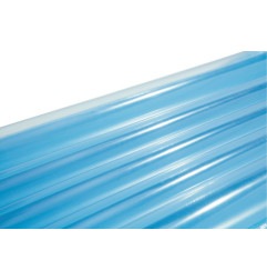 Colorful Transparent Beach mattress 183 x 76 cm BESTWAY Blue