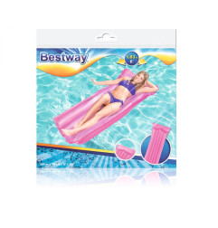Colorful Transparent Beach mattress 183 x 76 cm BESTWAY Pink