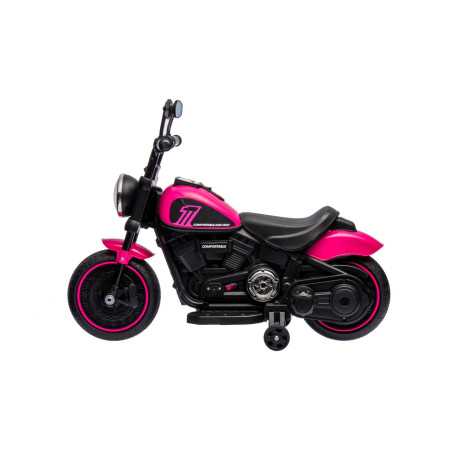 Vaikiškas Elektrinis motociklas Chopper FASTER, Rožinis