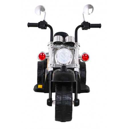 Vaikiškas Elektrinis motociklas Hot chopper, juodas