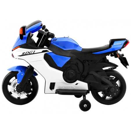 Vaikiškas Elektrinis motociklas R1 Superbike, mėlynas