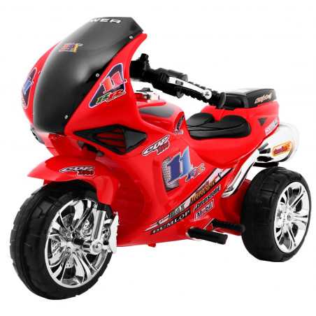 Vaikiškas Elektrinis motociklas RR1000, raudonas