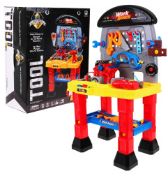 Vaikiškas mechaniko rinkinys su imitaciniu varikliu