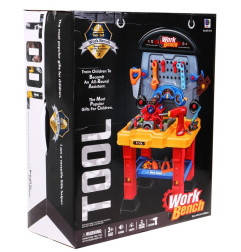 Vaikiškas mechaniko rinkinys su imitaciniu varikliu