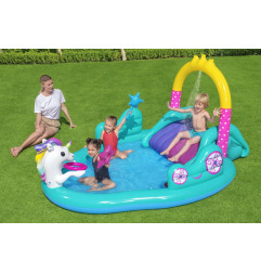 Playground Magical Unicorn World + BESTWAY Slide