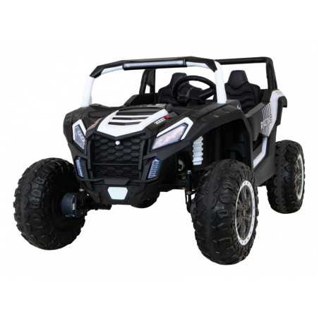 Vaikiškas Elektrinis Bagis ATV Racing 4x4, Baltas