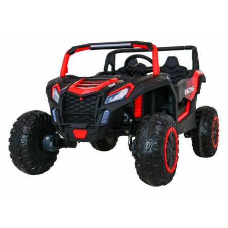 Vaikiškas Elektrinis Bagis ATV Racing 4x4, Raudonas