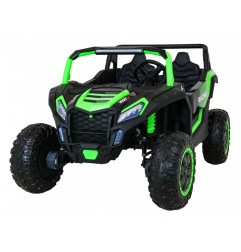 Vaikiškas Elektrinis Bagis ATV Racing 4x4, Žalias