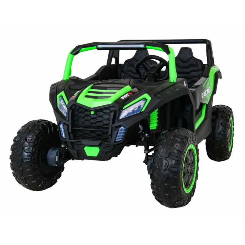 Elektrinis Bagis ATV Racing 4x4, Žalias