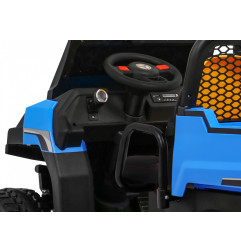 Vaikiškas Elektrinis Sunkvežimis Farmer, Mėlynas