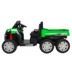 Vaikiškas Elektrinis Sunkvežimis Farmer, Žalias