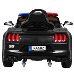 Vaikiškas Elektromobilis GT Sport Policija, Juodas