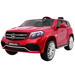Vaikiškas Elektromobilis Mercedes Benz AMG 63 GLS 4WD, Dažytas Raudonas