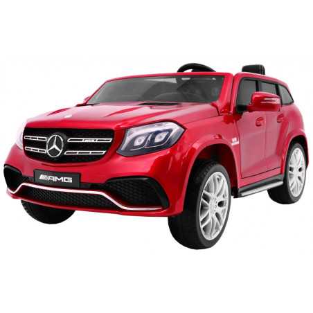 Vaikiškas Elektromobilis Mercedes Benz GLS 63 AMG 4WD, Raudonas