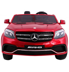 Vaikiškas Elektromobilis Mercedes Benz AMG 63 GLS 4WD, Dažytas Raudonas