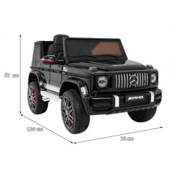 Vaikiškas Elektromobilis Mercedes G63, Dažytas Juodas