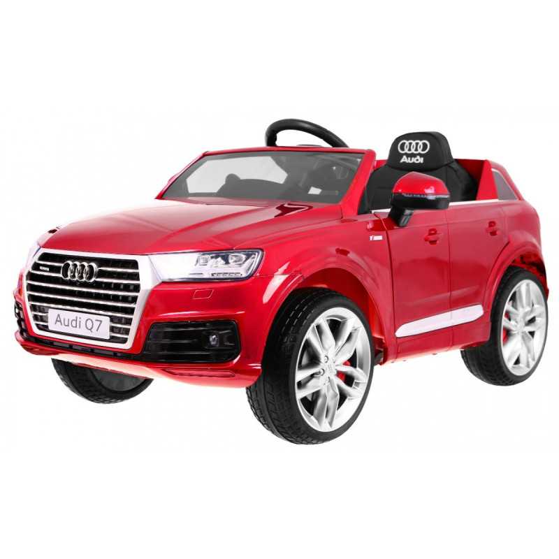 Vaikiškas Elektromobilis Audi Q7 2.4GHz, Raudonas Vaikiškas Elektromobilis Audi Q7 2.4GHz, Raudonas