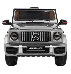 Vaikiškas Elektromobilis Mercedes G63, Dažytas Sidabrinis