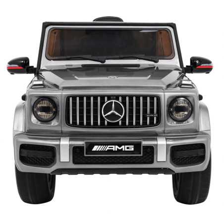 Vaikiškas Elektromobilis Mercedes G63, Sidabrinis