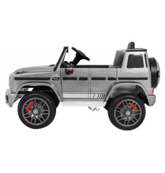 Vaikiškas Elektromobilis Mercedes G63, Dažytas Sidabrinis