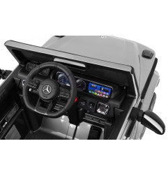 Vaikiškas Elektromobilis Mercedes G63, Dažytas Sidabrinis
