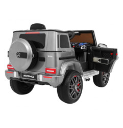 Vaikiškas Elektromobilis Mercedes G63, Dažytas Sidabrinis