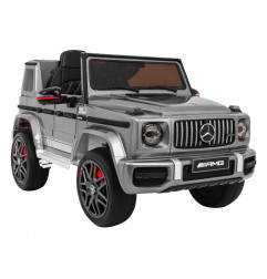 Vaikiškas Elektromobilis Mercedes G63, Dažytas Sidabrinis